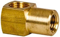 Trico 5/16-24 x 1/8 Inch (in) Size National Pipe Thread (NPT) 90 Degree Elbow FE-1000 Central Lubrication System Fitting (223511)