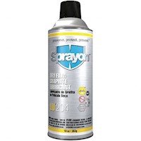 Sprayon 10 Ounce (oz) Container Size Aerosol Dry Graphite Penetrant/Black Lubricating Oil