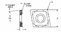 Parlec INSERTC121615TTP Carbide Boring Insert