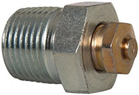 LDI Industries 1/4-18 Inch (in) Thread Size and 15 to 25 Pound-Force per Square Inch (psi) Relief Pressure Vent (03239365)