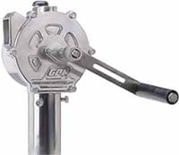 GPI Great Plains Industries Aluminum Hand Operated Rotary Pump for  Diesel Fuel Kerosene Medium Weight Oils and Gasoline (4653820)