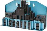 TE-CO® 52 Piece M12 x 1.75 Stud Size Fixturing Step Block and Clamp Set (06950091)