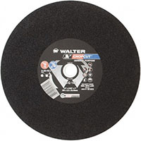 Walter Surface Technologies 1 Inch (in) Hole Size 5460 Revolutions per Minute (rpm) Maximum Speed Aluminum Oxide Cut-Off Wheel (9003641)