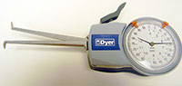 DyerGage 0.4 to1.2 Inch (in) Range Direct Reading O-Ring/Groove Gage (103-102)