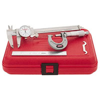 SPI 3 Piece Machinist Caliper and Micrometer Tool Kit (13-096-3)