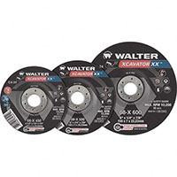 Walter Surface Technologies 7/8 Inch (in) Hole Size 8600 Revolutions per Minute (rpm) Maximum Speed Aluminum Oxide Cut-Off Wheel (15037302)