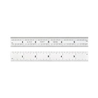 Starrett EDP 53210 - 1604R-6, 6 Inch (in) Size Graduations Steel Ruler