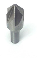 Precise 3/8 Inch (in) Size and 82 Degree Angle 6 Flute High Speed Steel Chatterless Countersink