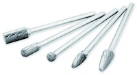 Astro 5 Piece Long Double Cut Carbide Burr 4.5 Inch (in) Tap, Die, and Drill Set - 3