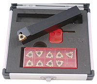 Precise 5/8 Inch (in) External Indexable Threading Tool Holder and Insert Kit - SER0625H16 (2301-1750)