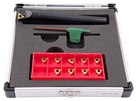 Precise 1/2 Inch (in) Internal Indexable Threading Tool Holder and Insert Kit - SIR0500K11 (2302-1500)