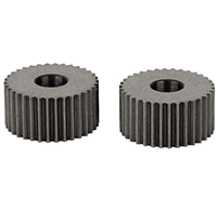 Form Roll 5/8 Inch (in) Diameter and 14 Pitch Full Face Straight Line Pattern High Speed Steel Knurl (30-008-271)