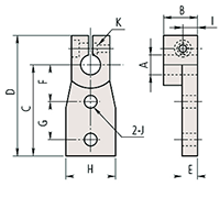 Mitutoyo Fixture Plain Stem for 9.5 Millimeter (mm) Stem Micrometer Head (303564) - 2