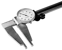 Precise 0 to 24 Inch (in) Long Range Dial Caliper (303-1313)