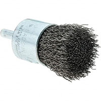 Tru-Maxx 1 Inch (in) Diameter and 22,000 Revolutions per Minute (rpm) Maximum Speed Stainless Steel Flared Crimped End Brush (32246365)