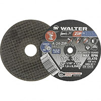 Walter Surface Technologies 1/4 Inch (in) Hole Size 25470 Revolutions per Minute (rpm) Maximum Speed Aluminum Oxide Cut-Off Wheel (35723881)