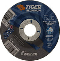 Weiler Abrasives 7/8 Inch (in) Hole Size 13300 Revolutions per Minute (rpm) Maximum Speed Aluminum Oxide Cut-Off Wheel (38707998)