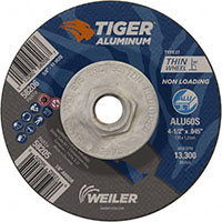 Weiler Abrasives 5/8 Inch (in) Hole Size 13300 Revolutions per Minute (rpm) Maximum Speed Aluminum Oxide Cut-Off Wheel (38708061)