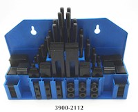 Precise 58 Piece Clamping Kit for 7/16 Inch (in) T-Slot