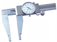 Precise 0 to 18 Inch (in) Long Range Precision Dial Caliper (4100-2418)