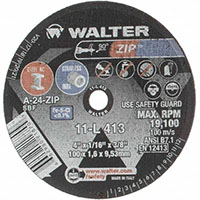 Value Collection 3/8 Inch (in) Hole Size 19100 Revolutions per Minute (rpm) Maximum Speed Aluminum Oxide Cut-Off Wheel (43580240)