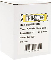 Tru-Maxx 1 Inch (in) Diameter and 100 Grit Aluminum Oxide Disc (44299113)