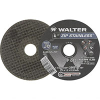 Walter Surface Technologies 7/8 Inch (in) Hole Size 13300 Revolutions per Minute (rpm) Maximum Speed Aluminum Oxide Cut-Off Wheel (44659944)