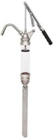 PROLUBE Oil Lubrication 10 Strokes Per Ounce (stroke/oz) Flow Aluminum and Steel Lever Hand Pump for 15 to 55 Gallon (gal) Container (45461597)