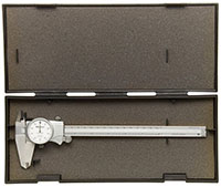 Mitutoyo Range 0 to 8 Inch (in) Part # 505-676 White Face Dial Caliper (10-774-8) - 2