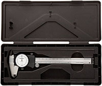 Mitutoyo Series 505 0 to 6 Inch (in) White Face Dial Caliper (505-740) - 2