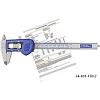 Fowler 6 Inch (in) Xtra-Value Cal Electronic Caliper with Reg Display (54-101-150-2) - 2