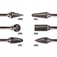 Walter Surface Technologies 1/8 Inch (in) Shank Diameter and 1/2 Inch (in) Loc-Line (LOC) Rotary File (57817801)