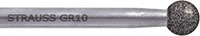 Strauss & Co. Round Tip Point Grinding Pin (59016790)