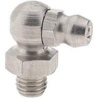 Precise 90 Degree (º) Head Angle 1/4-28 Stainless Steel Standard Grease Fitting (61861936)