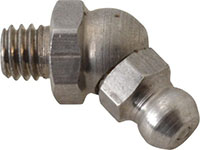 PROLUBE 45 Degree (º) Head Angle M6 x 1.0 Metric Stainless Steel Standard Grease Fitting (62088190)