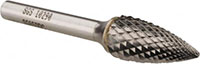 SGSPRO 1/4 Inch (in) Shank Diameter and 1 Inch (in) Loc-Line (LOC) Rotary File (66741661)