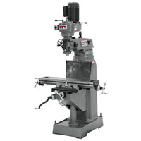 JET 8 x 36 Inch (in) Step Pulley Vertical Milling Machine with 2-Axis ACU-RITE 203 DRO, X and Y-Axis Power feeds (690162) - 2