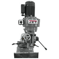 JET 8 x 36 Inch (in) Step Pulley Vertical Milling Machine with 2-Axis ACU-RITE 203 DRO, X and Y-Axis Power feeds (690162) - 6