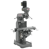 JET 8 x 36 Inch (in) Step Pulley Vertical Milling Machine with 2-Axis ACU-RITE 203 DRO, X and Y-Axis Power feeds (690162) - 3