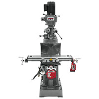 JET 8 x 36 Inch (in) Step Pulley Vertical Milling Machine with X and Y-Axis Power feeds (690175) - 3