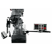 JET JTM-949EVS Milling Machine with 2-Axis Newall DP700 DRO X and Y-Axis Power Feeds and Air Powered Draw Bar (690538) - 3