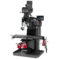 JET JTM-949EVS Milling Machine with 3-Axis (Quill) Newall DP700 DRO and X, Y and Z-Axis Power Feeds (690549) - 4