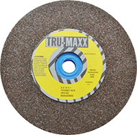 Tru-Maxx 60 Grit Aluminum Oxide Medium Grade Vitrified Bond Bench and Pedestal Grinding Wheel (70180807)