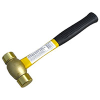 Precise Fiberglass Handle Brass Hammer (7080-0036)