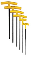 Bondhus 6 Pieces Cushioned Grip T-Handle Hex Tool Set