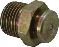 PROLUBE Straight Head Angle 3/8-18 National Pipe Thread (NPT)F Steel Button-Head Grease Fitting (71237788)