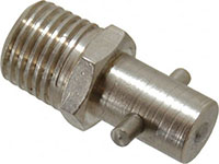 PROLUBE Straight Head Angle 1/4 National Pipe Thread (NPT) Brass Pin-Style Grease Fitting (71237903)