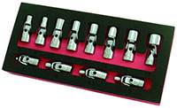 Astro Pneumatic 17 Piece 1/2 Inch (in) Drive Impact External and Internal Torx Set