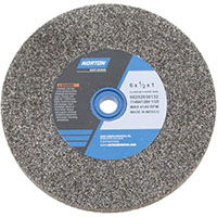 Norton 36 Grit Aluminum Oxide Very and Coarse Grade Bench and Pedestal Grinding Wheel (75941187)