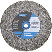 Norton 36 Grit Aluminum Oxide Very and Coarse Grade Bench and Pedestal Grinding Wheel (75941229)